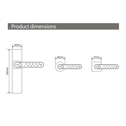 Intelligent wooden door lock series