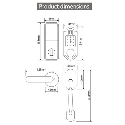 8003-2031 Intelligent door lock series