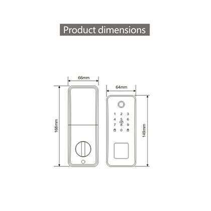 5041 Intelligent door lock series