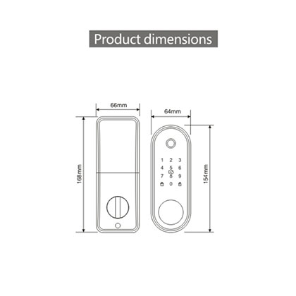 5061 Intelligent door lock series