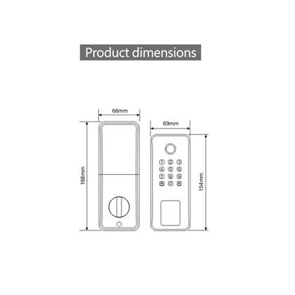 9011 Intelligent door lock series
