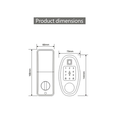 2041 Intelligent door lock series