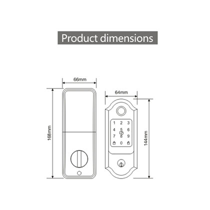 2071 Intelligent door lock series