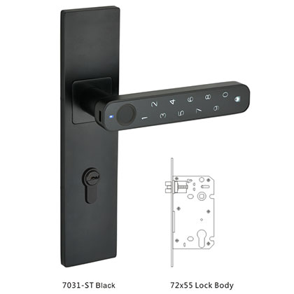 Intelligent wooden door lock series